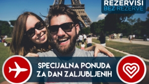 Jeftinije dve avio karte povodom Dana zaljubljenih