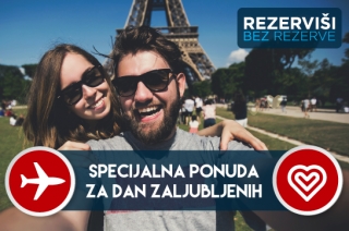 Jeftinije dve avio karte povodom Dana zaljubljenih